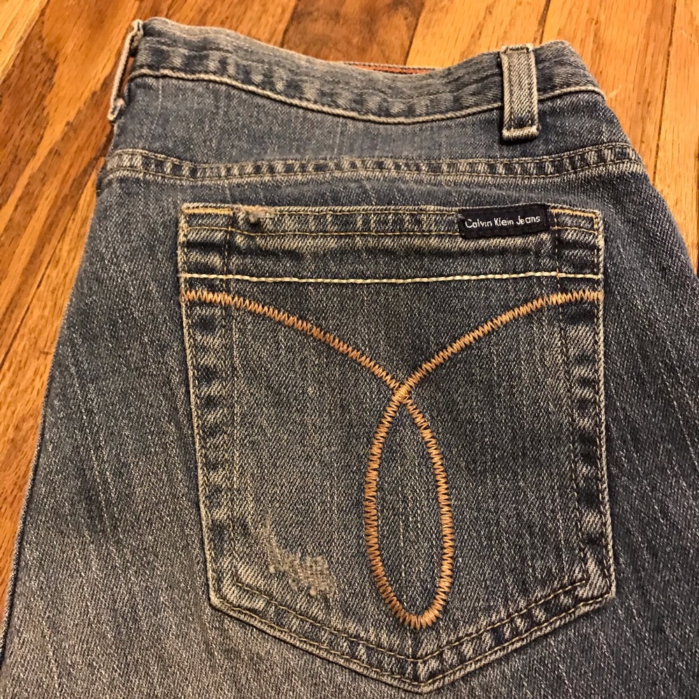 Calvin Klein Jeans Cropped Cuff Size 9